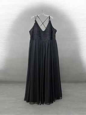 Azazie Black Formal Dress plus size